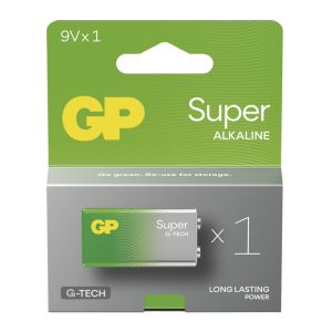 GP Alkalna baterija SUPER 9V (6LR61) - 1 kos 1013521200