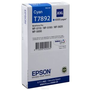 Kartuša Epson T7892, cian (cyan), original