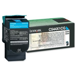 Toner Lexmark C544X1CG (C544, X544, X546), cian (cyan), originalni