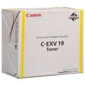 Toner Canon C-EXV19Y, rumena (yellow), originalni