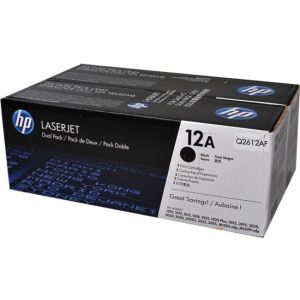 Toner HP Q2612AD (12A), dvojni paket, črna (black), originalni