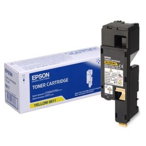 Toner Epson C13S050611 (C1700), rumena (yellow), originalni