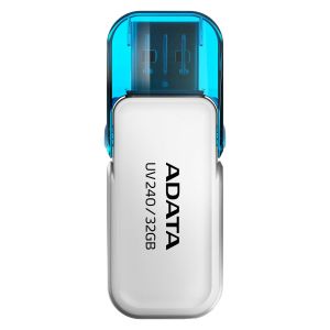32 GB ADATA UV240 USB bel (primeren za tiskanje) AUV240-32G-RWH
