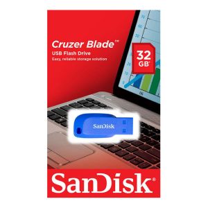 SanDisk Cruzer Blade/32GB/USB 2.0/USB-A/modra SDCZ50C-032G-B35BE