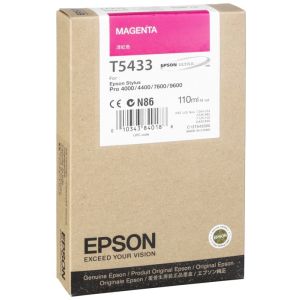 Kartuša Epson T5433, magenta, original