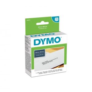 Samolepilne nalepke Dymo LW 89x28mm naslovne bele 130kos