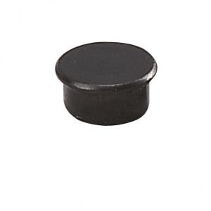 Magnet 13 mm črne barve