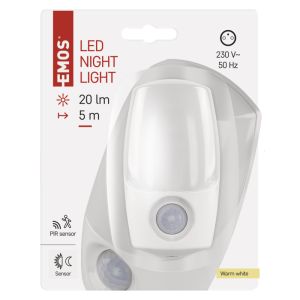 EMOS LED nočna lučka P3318, PIR + nočni senzor 1456000150