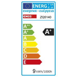 EMOS LED ŽARNICA CLASSIC A60 9W (60W) 806lm E27 WW 1525733201
