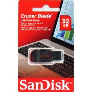 SanDisk Cruzer Blade/32GB/USB 2.0/USB-A/črna SDCZ50-032G-B35