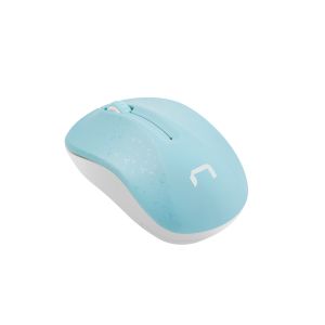 Natec optična miška TOUCAN/1600 DPI/Travel/Optična/Brezžična USB/Belo-modra NMY-1651