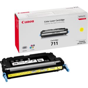 Toner Canon 711, CRG-711, rumena (yellow), originalni
