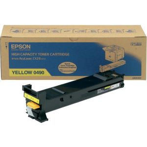 Toner Epson C13S050490 (CX28), rumena (yellow), originalni