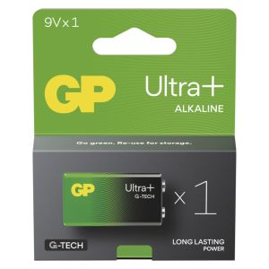 GP Alkalna baterija ULTRA PLUS 9V (6LF22) - 1 kos 1013521000