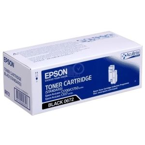 Toner Epson C13S050672 (C1700, C1750), črna (black), originalni