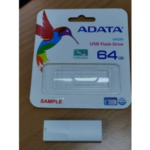 ADATA UV220/64GB/USB 2.0/USB-A/bela AUV220-64G-RWHGY