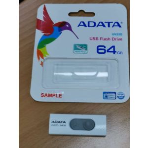 ADATA UV220/64GB/USB 2.0/USB-A/bela AUV220-64G-RWHGY