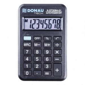 Kalkulator Donau Tech K-DT2084 črn
