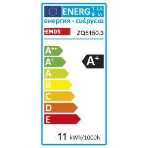 EMOS LED ŽARNICA CLASSIC A60 10,5W (75W) 1060lm E27 WW 3KOM 1525733217