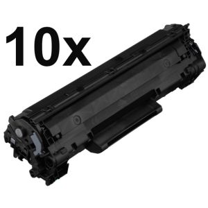 Toner 10 x HP CE278A (78A), deset paketov, črna (black), alternativni