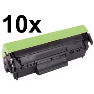 Toner 10 x HP CF283X (83X), deset paketov, črna (black), alternativni