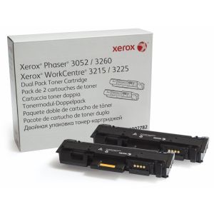 Toner Xerox 106R02782 (3052, 3260, 3215, 3225), dvojni paket, črna (black), originalni