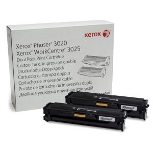 Toner Xerox 106R03048 (3020, 3025), dvojni paket, črna (black), originalni