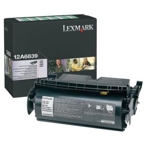 Toner Lexmark 12A6839 (T520, T522), pre tlač etikiet, črna (black), originalni