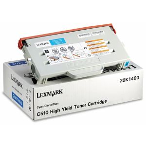 Toner Lexmark 20K1400 (C510), cian (cyan), originalni