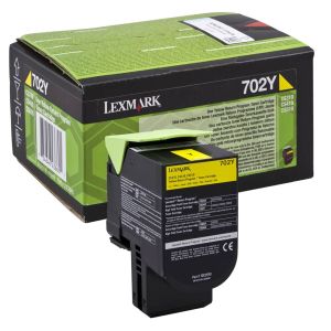 Toner Lexmark 702Y, 70C20Y0 (CS310, CS410, CS510), rumena (yellow), originalni