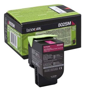 Toner Lexmark 802SM, 80C2SM0 (CX310, CX410, CX510), magenta, originalni