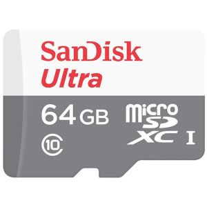 SanDisk Ultra/micro SDXC/64GB/100MBps/UHS-I U1 / razred 10 SDSQUNR-064G-GN3MN