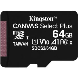 Kingston Canvas Select Plus A1/micro SDXC/64GB/100MBps/UHS-I U1 / razred 10 SDCS2/64GBSP