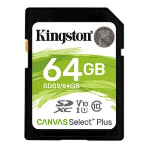 Kingston Canvas Select Plus U1/SDXC/64GB/100MBps/UHS-I U1 / razred 10 SDS2/64GB