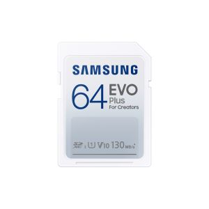 Samsung EVO Plus/SDXC/64GB/130MBps/UHS-I U1 / razred 10 MB-SC64K/EU