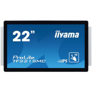 22 "iiyama TF2215MC-B2: IPS, FullHD, kapacitivni, 10P, 350cd / m2, VGA, DP, HDMI, črn TF2215MC-B2