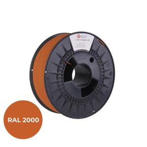 Tiskarska vrvica (filament) C-TECH PREMIUM LINE, ABS, rumeno-oranžna, RAL2000, 1,75mm, 1kg 3DF-P-ABS1.75-2000