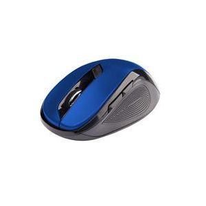 C-TECH miška WLM-02/Ergonomska/Optična/Brezžična USB/Črno-modra WLM-02B