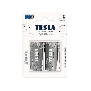 TESLA - baterija C SILVER +, 2 kos, LR14 13140221