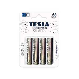 TESLA - AA SILVER + baterije, 4 kosi, LR06 13060424