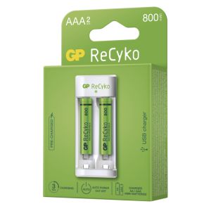 GP polnilec baterij Eco E211 + 2 × AAA REC 800 1604821111