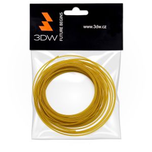 3DW - ABS filament 1,75 mm zlata, 10 m, tiskanje 200-230 °C D11611