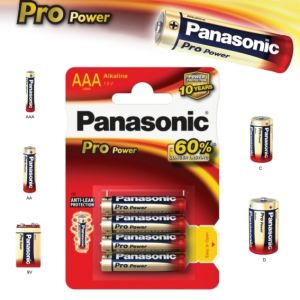Alkalna baterija AAA Panasonic Pro Power LR03 4 kos 09738