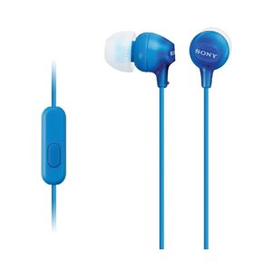 Slušalke SONY MDR-EX15AP, prostoročne, modre MDREX15APLI.CE7