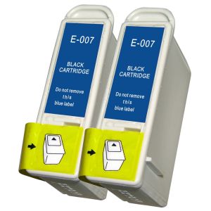 Kartuša Epson T007, dvojni paket, črna (black), alternativni