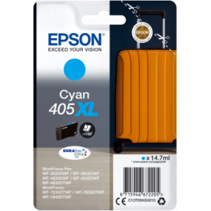 Kartuša Epson 405XL, T05H2, C13T05H24010, cian (cyan), original