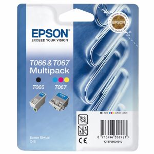 Kartuša Epson T066 + T067, dvojni paket, multipack, original