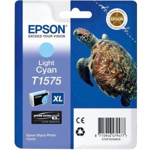 Kartuša Epson T1575, svetlo cian (light cyan), original