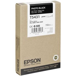 Kartuša Epson T5431, foto črna (photo black), original