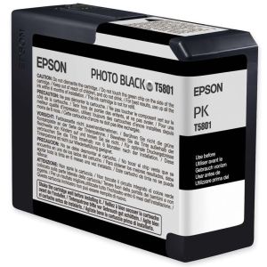 Kartuša Epson T5801, foto črna (photo black), original